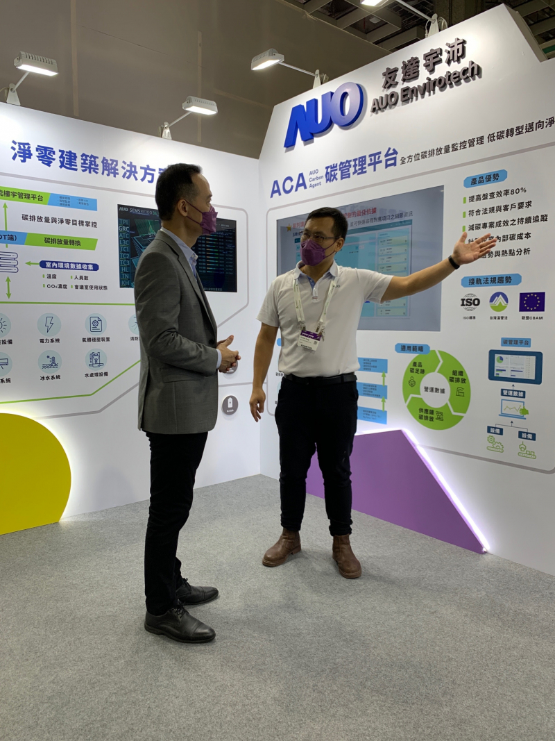 beats365宇沛结合大数据与自主研发的ACA碳管理平台，精准分析碳排数据盘查及管理