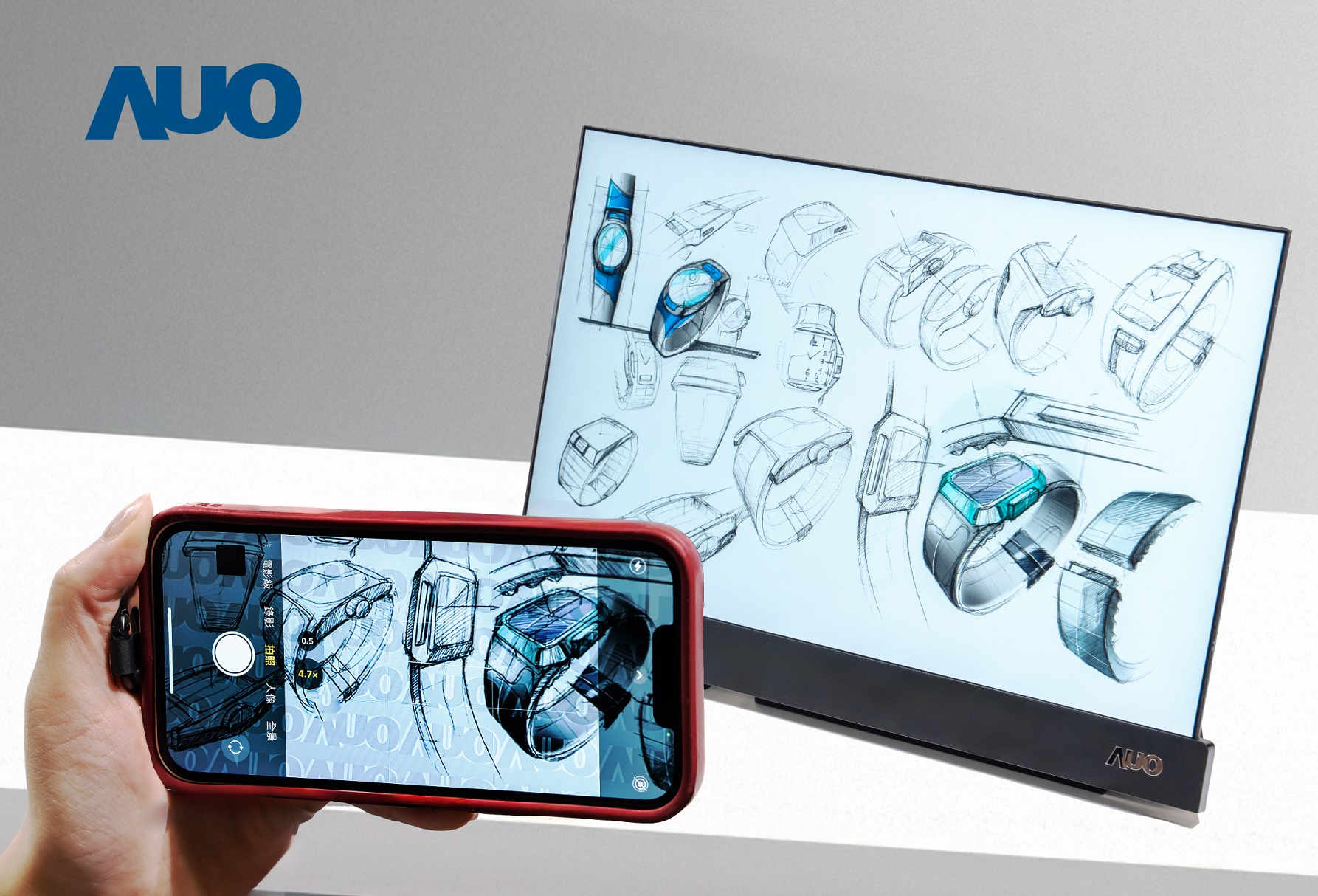 beats36516吋防窥显示器，采用人眼无法察觉、相机拍摄时才显现的隐藏式水印技术，未来可结合AI镜头侦测周围环境，实时开启或关闭水印，大幅提升在公共场域使用显示器的安全性